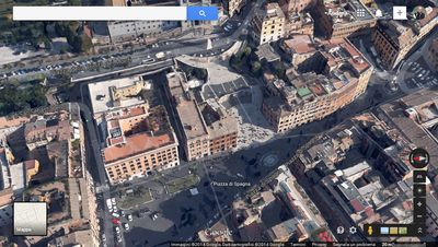 Visualizzazione 3D di Roma